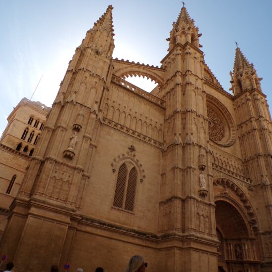 Grote gevel Kathedraal Palma.