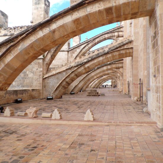 Grote gevel Kathedraal Palma.