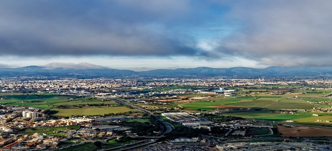 Start mit dem Airbus vom Flughafen Palma de Mallorca