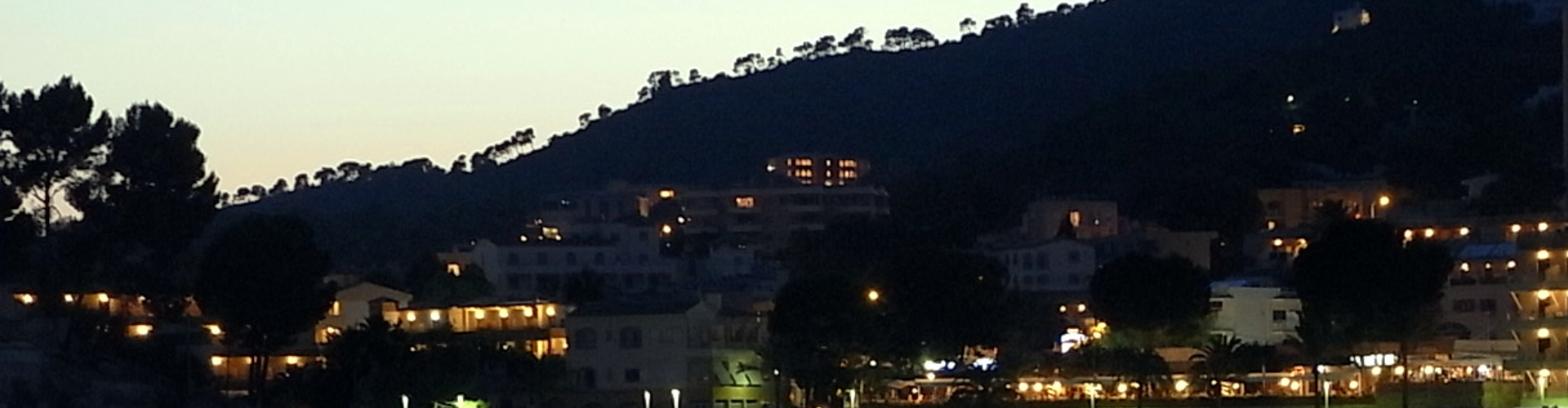 Paguera, een badplaats op Mallorca, Spanje.