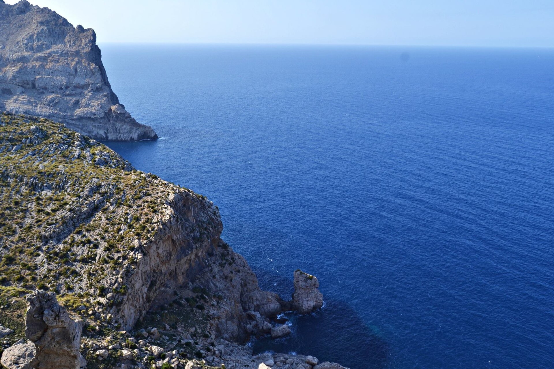 Uitzicht over de Serra de Tramuntana op Mallorca